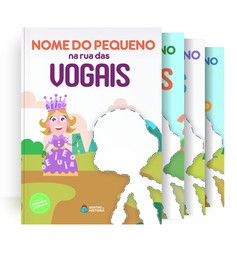 Capa dos livros da coleção Aprendendo o Bê-a-Bá