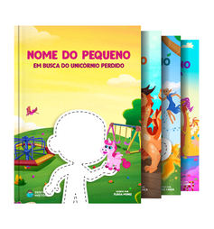 Capa dos livros da coleção Mundo da Fantasia