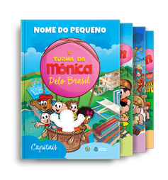 Capa dos livros da coleção Conhecendo o Brasil Capa dos livros da coleção Conhecendo o Brasil