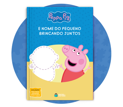 Cena do livro personalizado Brincando Juntos