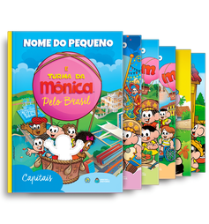 Capa dos livros da coleção Viagem pelo Brasil com a Turminha Capa dos livros da coleção Viagem pelo Brasil com a Turminha