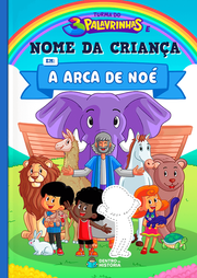 Capa do livro personalizado de A Arca de Noé