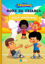 Capa do livro personalizado de O Bom Samaritano