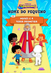 Capa do livro personalizado do Moisés e a Terra Prometida