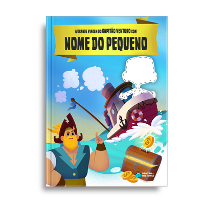 Capa do livro personalizado do A Grande Viagem
