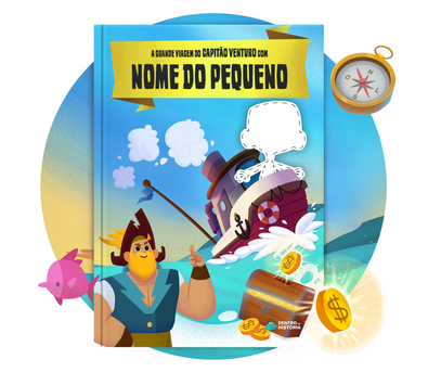 Cena do livro Personalizado do livro A Grande Viagem