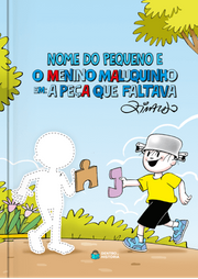 Capa do livro personalizado de A Peça que Faltava