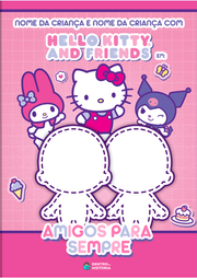 Capa do livro personalizado Amigas para Sempre