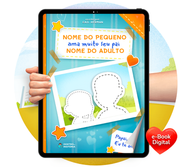 Cena do livro Personalizado do livro Amo Muito Meu Papai Cena do livro Personalizado do livro Amo Muito Meu Papai