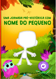Capa do livro personalizado do Coleção Animais - Dinossauros