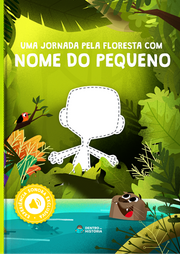 Capa do livro personalizado do Floresta