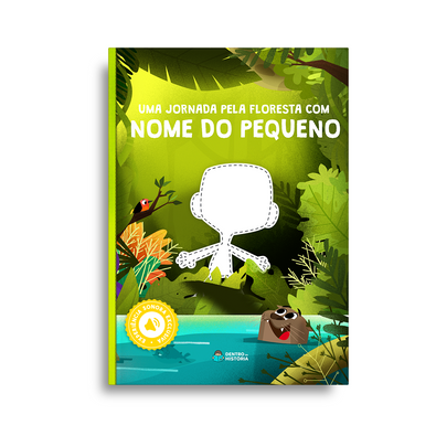 Capa do livro personalizado do Jornada pela Floresta