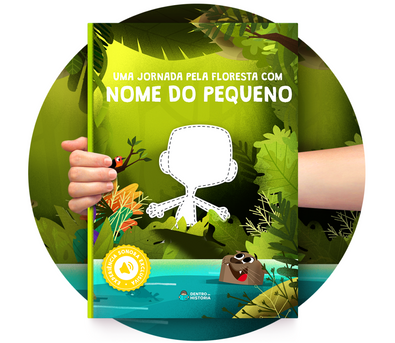 Cena do livro Personalizado do livro Jornada pela Floresta