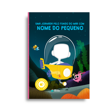 Capa do livro personalizado do Jornada pelo Mar