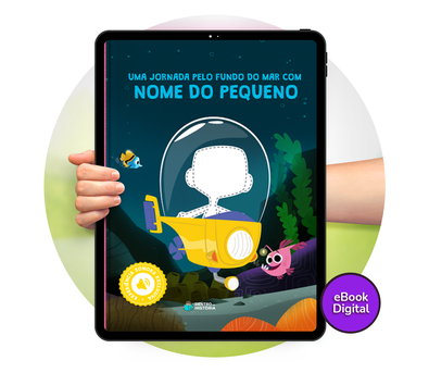 Cena do livro Personalizado do livro Jornada pelo Fundo do Mar