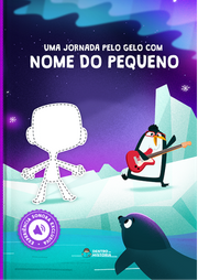 Capa do livro personalizado do Jornada pelo Gelo