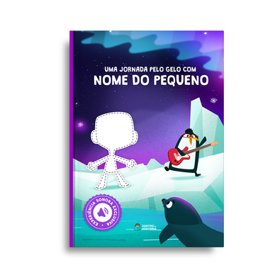 Capa do livro personalizado do Jornada pelo Gelo