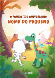 Capa do livro personalizado do Fantástico Aniversário
