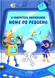 Capa do livro personalizado do Fantástico Aniversário