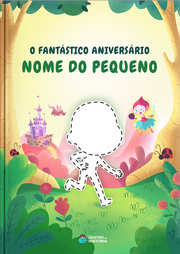 Capa do livro personalizado do Fantástico Aniversário