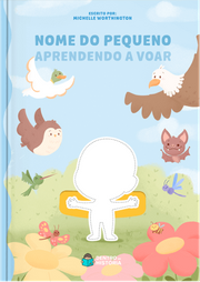 Capa do livro personalizado do Aprendendo a Voar