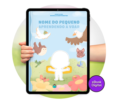Cena do livro Personalizado do livro Aprendendo a Voar