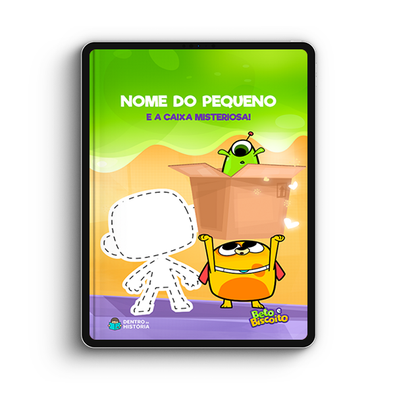 Capa do livro personalizado do A Caixa