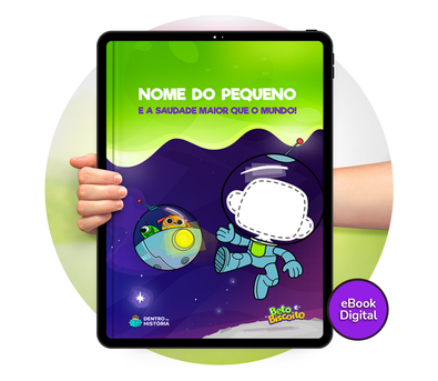 Cena do livro Personalizado do livro Uma Saudade Maior que o Mundo