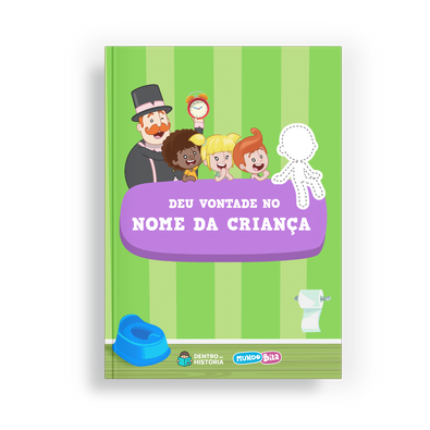 Capa do livro personalizado do Deu Vontade