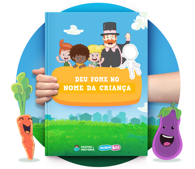 Cena do livro Personalizado do livro Deu Fome