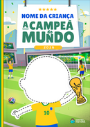 Capa do livro personalizado Campeão do Mundo