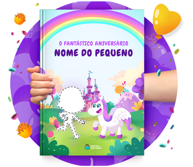 Personalização do protagonista na história personalizada do Datas Especiais