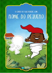 Capa do livro personalizado do O conto do Saci Pererê