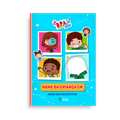 Capa do livro personalizado do Como ser um Detetive