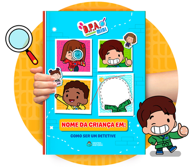 Cena do livro Personalizado do livro Como ser um Detetive