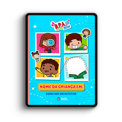 Capa do livro personalizado do Como Ser Um Detetive