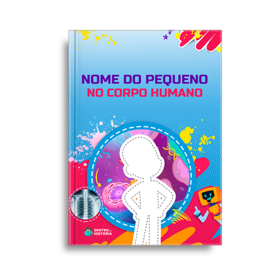Capa do livro personalizado do Corpo Humano