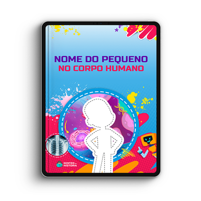 Capa do livro personalizado do O Corpo Humano