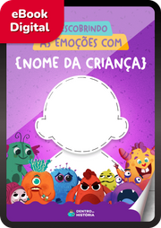 Capa do livro personalizado Descobrindo as Emoções