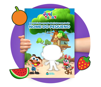 Cena do livro Personalizado do livro Descobrindo o Mundo das Frutas