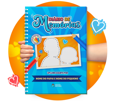 Cena do livro Personalizado do livro Diário de Memórias do Papai