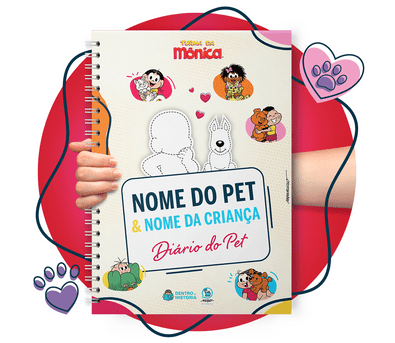 Cena do livro Personalizado do livro Diário do Pet