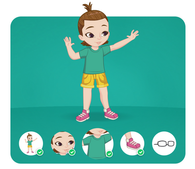 Personalização do protagonista na história personalizada do Disney Princesa