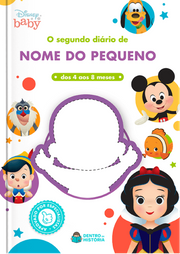 Capa do livro personalizado Disney Baby - Meu Segundo Diário