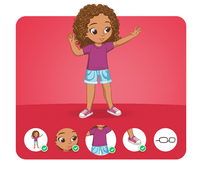 Personalização do protagonista na história personalizada do Disney Princesa