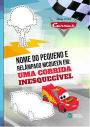 Capa do livro personalizado do Uma Corrida Inesquecível