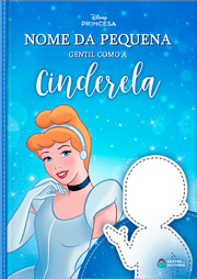 Capa do livro personalizado do Gentil como a Cinderela