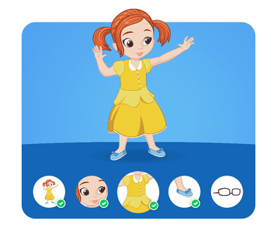 Personalização do protagonista na história personalizada do Disney Princesa