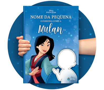 Cena do livro Personalizado do livro Guerreira como a Mulan Cena do livro Personalizado do livro Guerreira como a Mulan