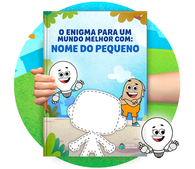 Cena do livro Personalizado do livro O Enigma para um Mundo Melhor